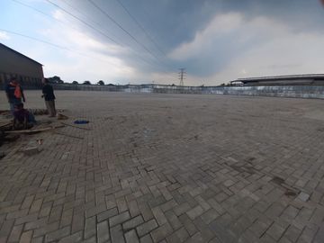 Disewakan Lahan Luas Di Kawasan Mandiri Bekasi Strategis Akses Kontainer 40 Feet Bebas Banjir