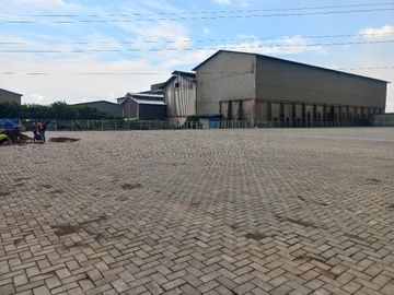 Disewakan Lahan Luas Di Kawasan Mandiri Bekasi Strategis Akses Kontainer 40 Feet Bebas Banjir
