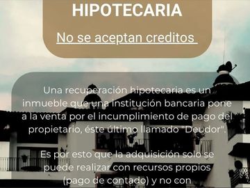 DEPARTAMENTO EN VENTA!!! SE VENDE DEPARTAMENTO BIEN CUIDADO DE RECUPERACION BANCARIA, OPORTUNIDAD DE INVERSION