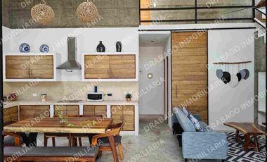 Casa en renta amueblada en región 15 a 2 cuadras de Av Kukulcán en tulum con alberca propia
