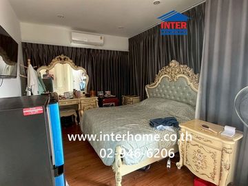 Two-story detached house, 79.4 sq.wah, Pruksapiman Garden 345 Village, behind Bang Khu Wat Municipality, next to Bang Khu Wat Municipality, Highway 34
