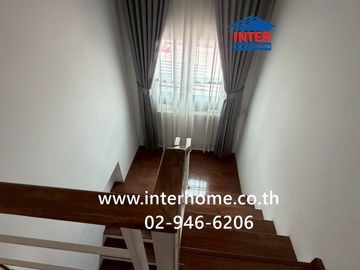 Two-story detached house, 79.4 sq.wah, Pruksapiman Garden 345 Village, behind Bang Khu Wat Municipality, next to Bang Khu Wat Municipality, Highway 34