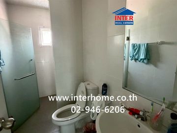 Two-story detached house, 79.4 sq.wah, Pruksapiman Garden 345 Village, behind Bang Khu Wat Municipality, next to Bang Khu Wat Municipality, Highway 34