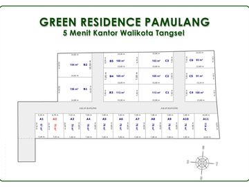 Tanah Murah Pamulang 5 Menit Kantor Walikota Tangsel Cicil Tanpa Bunga
