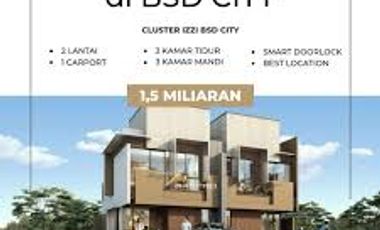 Dekat East Vara, Aeon Mall, Cbd BSD City Cicilan Hanya 5 Jutaan! Rumah Izzi Sinarmasland