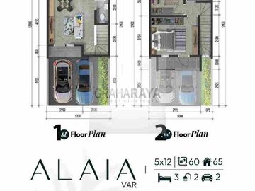Rumah Baru 2 Lantai Tipe AIaia Cluster Fortune Groove Graha Raya Bintaro