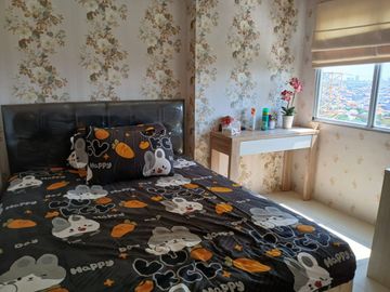 Disewakan Apartemen Gunawangsa MERR 2BR Terluas 52 m2 Full Furnished Tinggal Bawa Koper