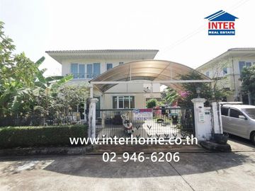 Two-story detached house, 52.3 sq.wah, Supalai Garden Ville Wongwaen Pinklao-Rama 5, near Central Westgate, Soi Achariyaphatthana 2, Kanchanaphisek Ro