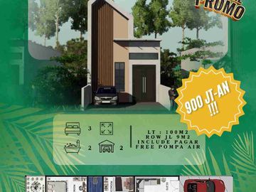 Dijual rumah baru Gress promo free biaya harga terjangkau