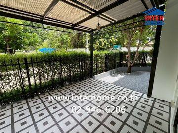 Two-story detached house, 52.9 sq.wah, Delight Don Mueang-Rangsit Village, Highway 345, Rangsit Canal Road, Mueang Pathum Thani, Pathum Thani.