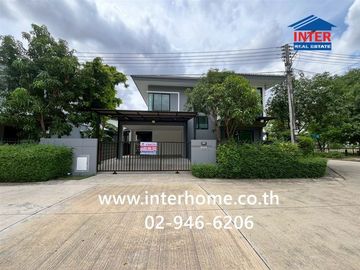 Two-story detached house, 52.9 sq.wah, Delight Don Mueang-Rangsit Village, Highway 345, Rangsit Canal Road, Mueang Pathum Thani, Pathum Thani.