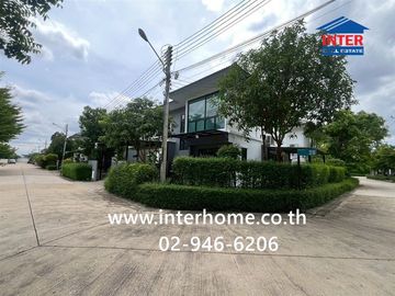 Two-story detached house, 52.9 sq.wah, Delight Don Mueang-Rangsit Village, Highway 345, Rangsit Canal Road, Mueang Pathum Thani, Pathum Thani.