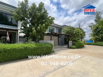 Two-story detached house, 52.9 sq.wah, Delight Don Mueang-Rangsit Village, Highway 345, Rangsit Canal Road, Mueang Pathum Thani, Pathum Thani.