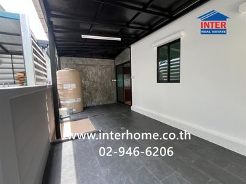 Two-story detached house, 52.9 sq.wah, Delight Don Mueang-Rangsit Village, Highway 345, Rangsit Canal Road, Mueang Pathum Thani, Pathum Thani.