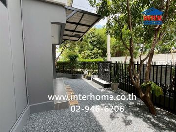 Two-story detached house, 52.9 sq.wah, Delight Don Mueang-Rangsit Village, Highway 345, Rangsit Canal Road, Mueang Pathum Thani, Pathum Thani.