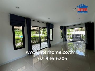 Two-story detached house, 52.9 sq.wah, Delight Don Mueang-Rangsit Village, Highway 345, Rangsit Canal Road, Mueang Pathum Thani, Pathum Thani.
