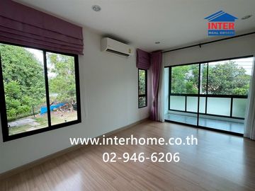 Two-story detached house, 52.9 sq.wah, Delight Don Mueang-Rangsit Village, Highway 345, Rangsit Canal Road, Mueang Pathum Thani, Pathum Thani.