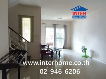 Two-story townhome, 17.4 sq.wa., Pruksa 60/1 Rangsit-Bang Phun Village, Rangsit-Pathum Thani Road, Mueang Pathum Thani, Pathum Thani.