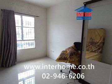Two-story townhome, 17.4 sq.wa., Pruksa 60/1 Rangsit-Bang Phun Village, Rangsit-Pathum Thani Road, Mueang Pathum Thani, Pathum Thani.