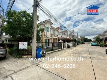 Two-story townhome, 36 sq.wa., Pruksa Ville 37 Watcharapol-Permsin, Soi Permsin 34, Sukhaphiban 5 Road, Permsin Road, Sai Mai District, Bangkok.