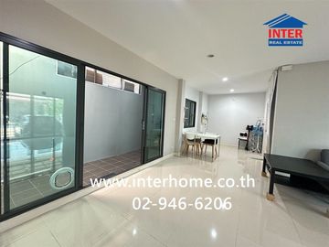 Two-story semi-detached house, 35 sq.wa., Rim Suan Scenery Bangna-Suvarnabhumi Village, Soi Sukhaphiban 6, Theparak Road, Sukhaphiban 6 Road, Bang Phl