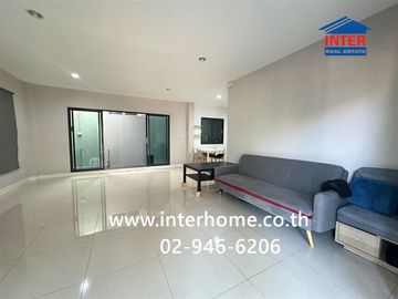 Two-story semi-detached house, 35 sq.wa., Rim Suan Scenery Bangna-Suvarnabhumi Village, Soi Sukhaphiban 6, Theparak Road, Sukhaphiban 6 Road, Bang Phl