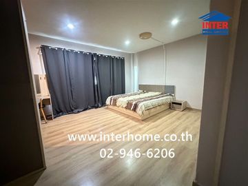 Two-story semi-detached house, 35 sq.wa., Rim Suan Scenery Bangna-Suvarnabhumi Village, Soi Sukhaphiban 6, Theparak Road, Sukhaphiban 6 Road, Bang Phl