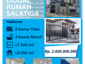 Rumah Hunian Nyaman dan Luas di Salatiga – Hadap Timur, Kamar Banyak & Bonus Menarik