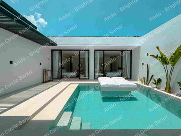 2 BR BRAND NEW VILLA WITH MODERN LUXURY DESIGN NEAR SANUR BEACH