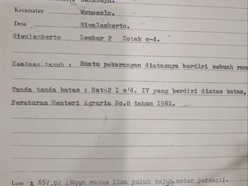 Tanah Kavling Di Siwalankerto Timur Surabaya Lokasi Strategis Dekat Kampus Petra