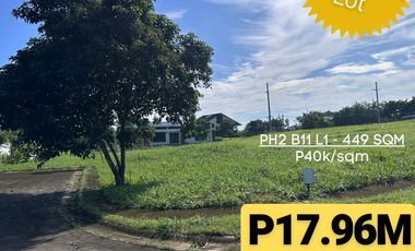 🌟Rare Corner Lot (449 sqm) Lumira Nuvali for sale