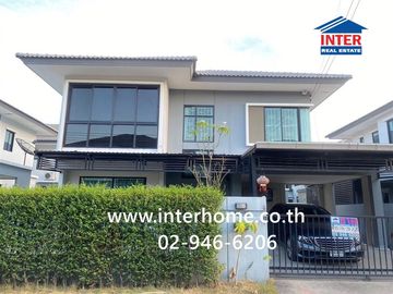Two-story detached house, 50 sq.wa., Delight Wongwaen-Watcharapol Village, Lam Luk Ka Road, Phahonyothin Road, Lad Sawai Road, Lam Luk Ka, Pathum Than