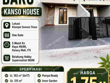 Dijual 2 unit rumah baru gress di Klampis Semolo Timur