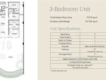 Ultra-luxurious 3-bedroom condo unit at The Rise at Monterrazas Cebu City