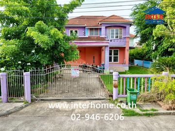 Two-story detached house, 84 sq.wah, Chuan Chuen Bangna Village, near Toyota Motor Asia, Soi Kiattipipat Thani, Bangna-Trat Road Km. 29, Bang Bo, Samu