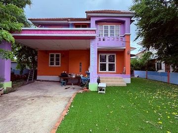 Two-story detached house, 84 sq.wah, Chuan Chuen Bangna Village, near Toyota Motor Asia, Soi Kiattipipat Thani, Bangna-Trat Road Km. 29, Bang Bo, Samu