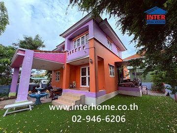 Two-story detached house, 84 sq.wah, Chuan Chuen Bangna Village, near Toyota Motor Asia, Soi Kiattipipat Thani, Bangna-Trat Road Km. 29, Bang Bo, Samu