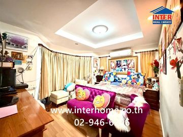 Two-story detached house, 70 sq.wah, Chuan Chuen Bangna Village, near Toyota Motor Asia, Soi Kiattipipat Thani, Bangna-Trat Road Km. 29, Bang Bo, Samu