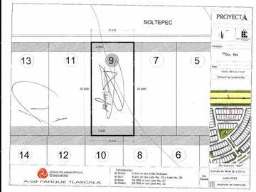 VENTA DE LOTE / TERRENO LOMAS DE ANGELOPOLIS /PARQUE TLAXCALA / OPORTUNIDAD