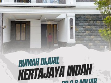 RUMAH DAERAH 📍KERTAJAYA INDAH🧭HADAP BARAT