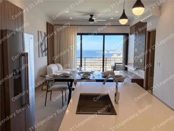 departamento en renta en Tramonti en cabo san lucas vista al mar y amueblado