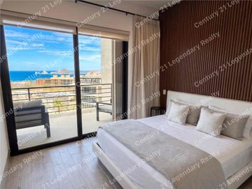 departamento en renta en Tramonti en cabo san lucas vista al mar y amueblado