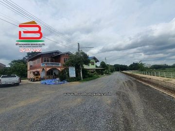 ที่ดินเปล่า ติดแม่น้ำเจ้าพระยา ถนนบ้านน้ำวน เนื้อที่ 3-0-92.6 ไร่ ถนนทางหลวงหมายเลข 3501 ตำบลป่าโมก อำเภอป่าโมก จังหวัดอ่างทอง