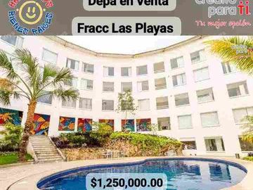 Departamento en Venta amueblado Fracc Las Playas
