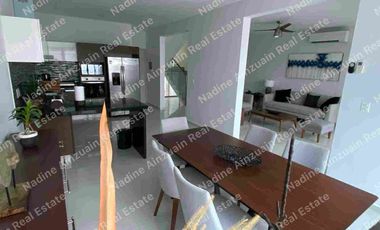 SE RENTA CASA AMUEBLADA Y EQUIPADA UBICADA EN RESIDENCIAL AQUA CANCÚN  3 RECÁMARAS, ALBERCA PRIVADA, 2 CASAS CLUB CON AMENIDADES. SEGURIDAD 24 HORAS