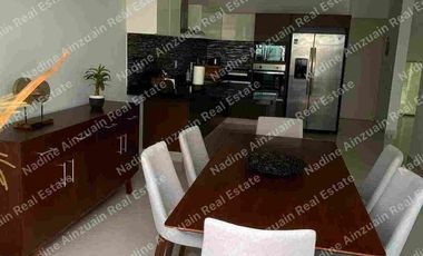 SE RENTA CASA AMUEBLADA Y EQUIPADA UBICADA EN RESIDENCIAL AQUA CANCÚN  3 RECÁMARAS, ALBERCA PRIVADA, 2 CASAS CLUB CON AMENIDADES. SEGURIDAD 24 HORAS
