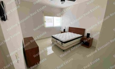 SE RENTA CASA AMUEBLADA Y EQUIPADA UBICADA EN RESIDENCIAL AQUA CANCÚN  3 RECÁMARAS, ALBERCA PRIVADA, 2 CASAS CLUB CON AMENIDADES. SEGURIDAD 24 HORAS
