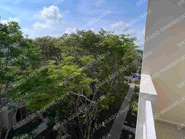 Renta departamento Seminuevo con amenidades de resort, alberca, canchas, gym