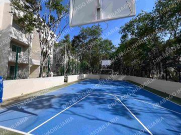 Renta departamento Seminuevo con amenidades de resort, alberca, canchas, gym