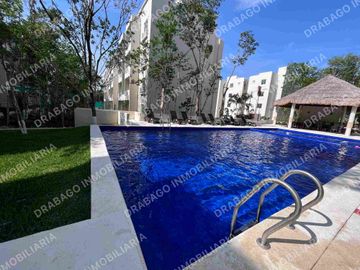 Renta departamento Seminuevo con amenidades de resort, alberca, canchas, gym